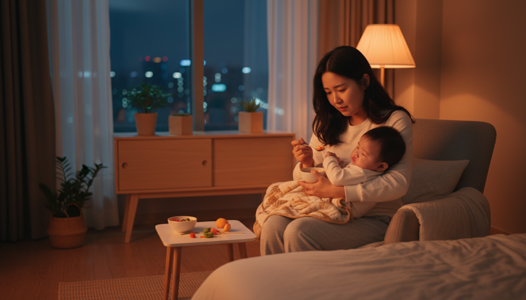 아기 편식이 특정 식재료를 거부할 때