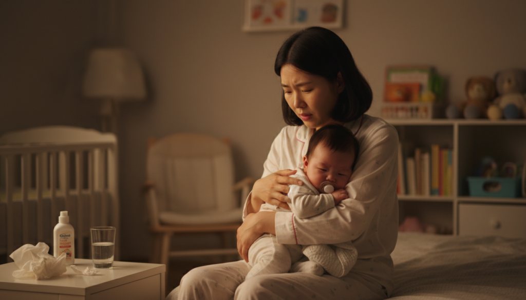 영유아 기침이 밤에 더 심해질 때, 언제 병원에 가야 할까