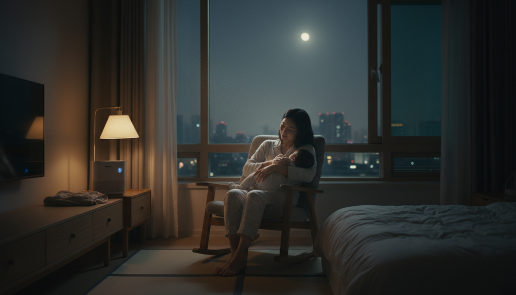 아기 미세먼지 노출이 여행 중 흔들릴 때 아기 미세먼지 노출이 여행 중 흔들릴 때