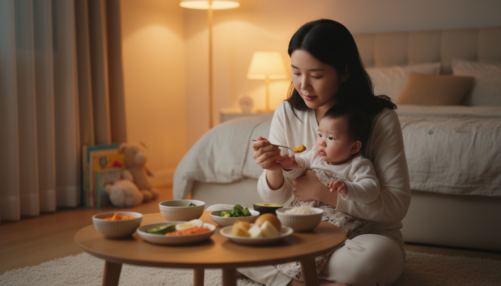 영유아 이유식 시작이 새 음식을 거부할 때, 균형을 잡는 방법은