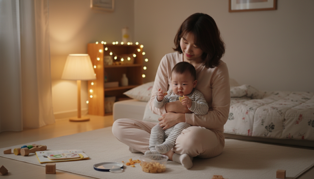 아기 간식이 식사 시간이 길어질 때, 간식 조절 기준은