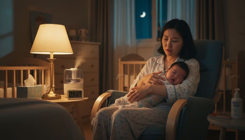 영유아 쌕쌕거림이 3일째 계속될 때, 집에서 할 수 있는 관리 기준은