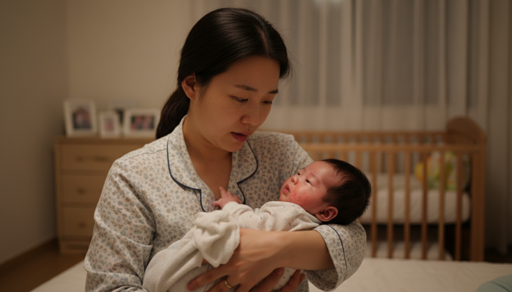 유아 입 주변 발진이 목욕 후 심해질 때, 응급 신호는 무엇일까