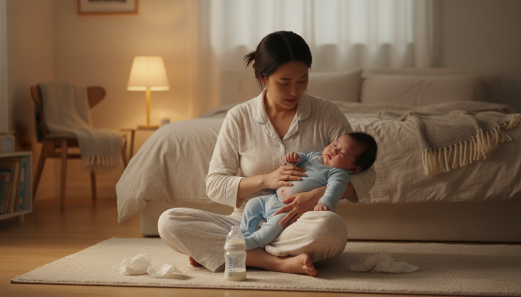 영유아 복부 팽만이 소변량이 줄어들 때, 언제 병원에 가야 할까