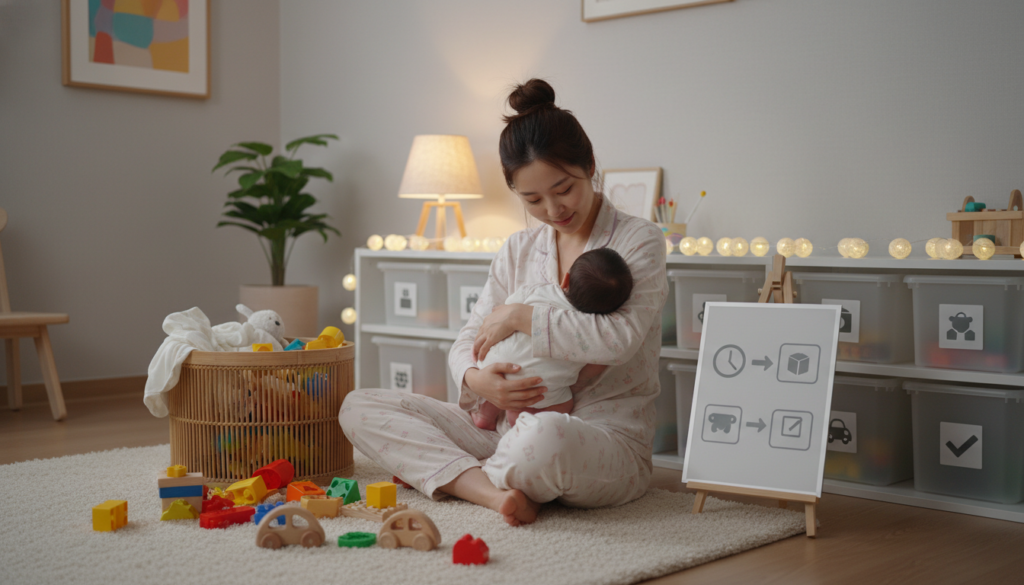 장난감 정리, 아이가 선택을 못할 때 규칙을 세우는 방법은