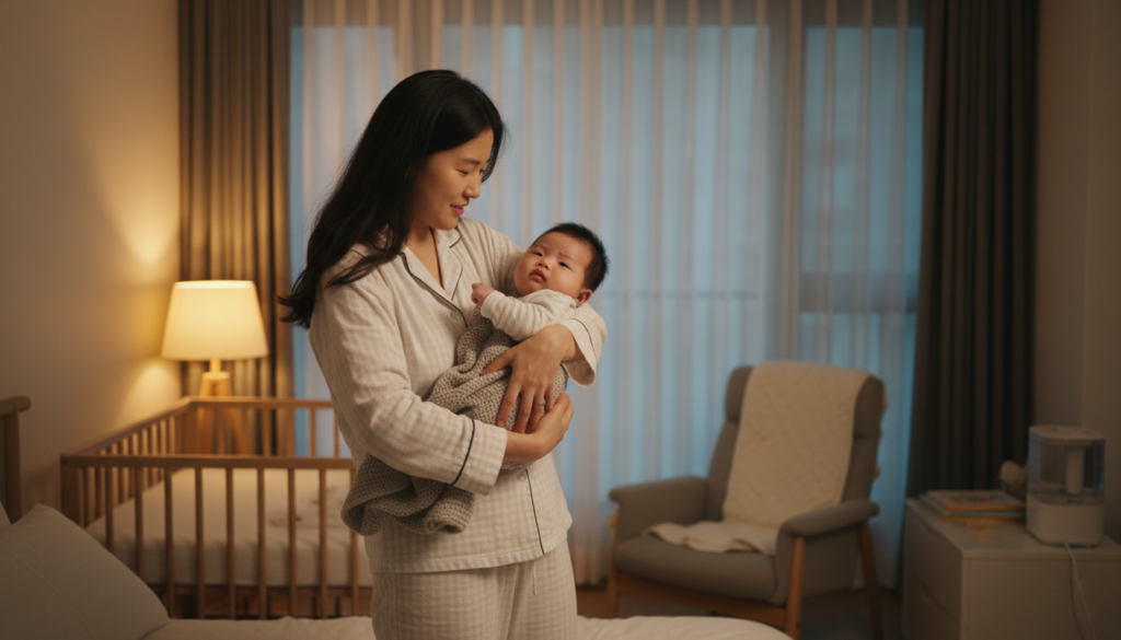 아기 잠들기 거부가 낯선 사람 앞에서 나타날 때, 언제 상담을 고려해야 할까