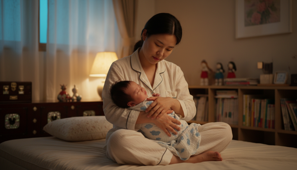 아기 긴장이 피곤할수록 두드러질 때, 가정에서의 대응 기준은