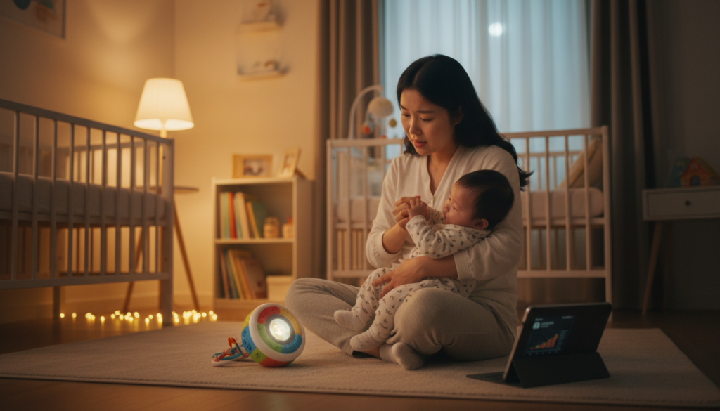 영유아 기기가 시도는 하지만 잘 안 될 때, 또래 비교를 어떻게 해석할까