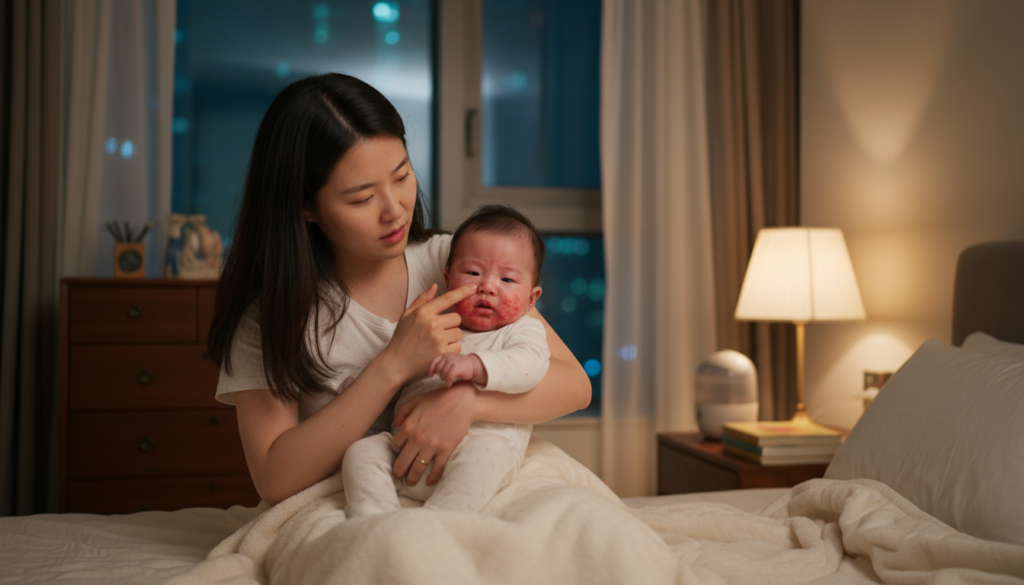 소아 입 주변 발진이 가려움이 심해질 때, 원인과 구분 기준은