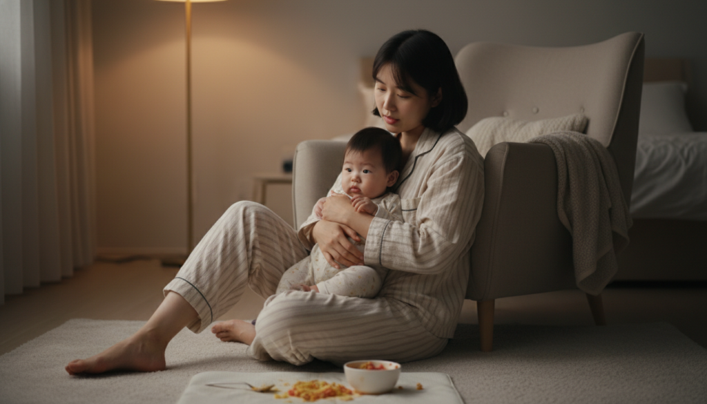유아 식사 시간이 새 음식을 거부할 때, 균형을 잡는 방법은