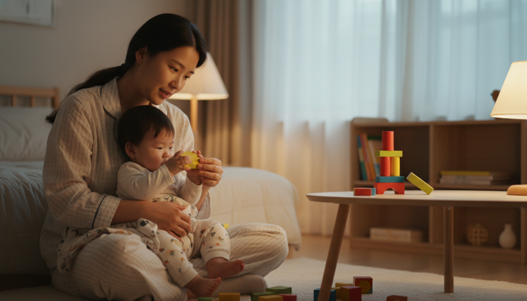 유아 블록 쌓기가 작은 물건을 잘 못 잡을 때, 집에서 관찰할 포인트는