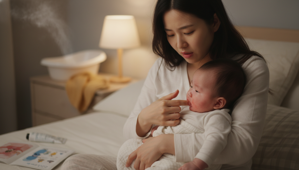 영유아 입 주변 발진이 목욕 후 심해질 때, 응급 신호는 무엇일까 영유아 입 주변 발진이 목욕 후 심해질 때, 응급 신호는 무엇일까